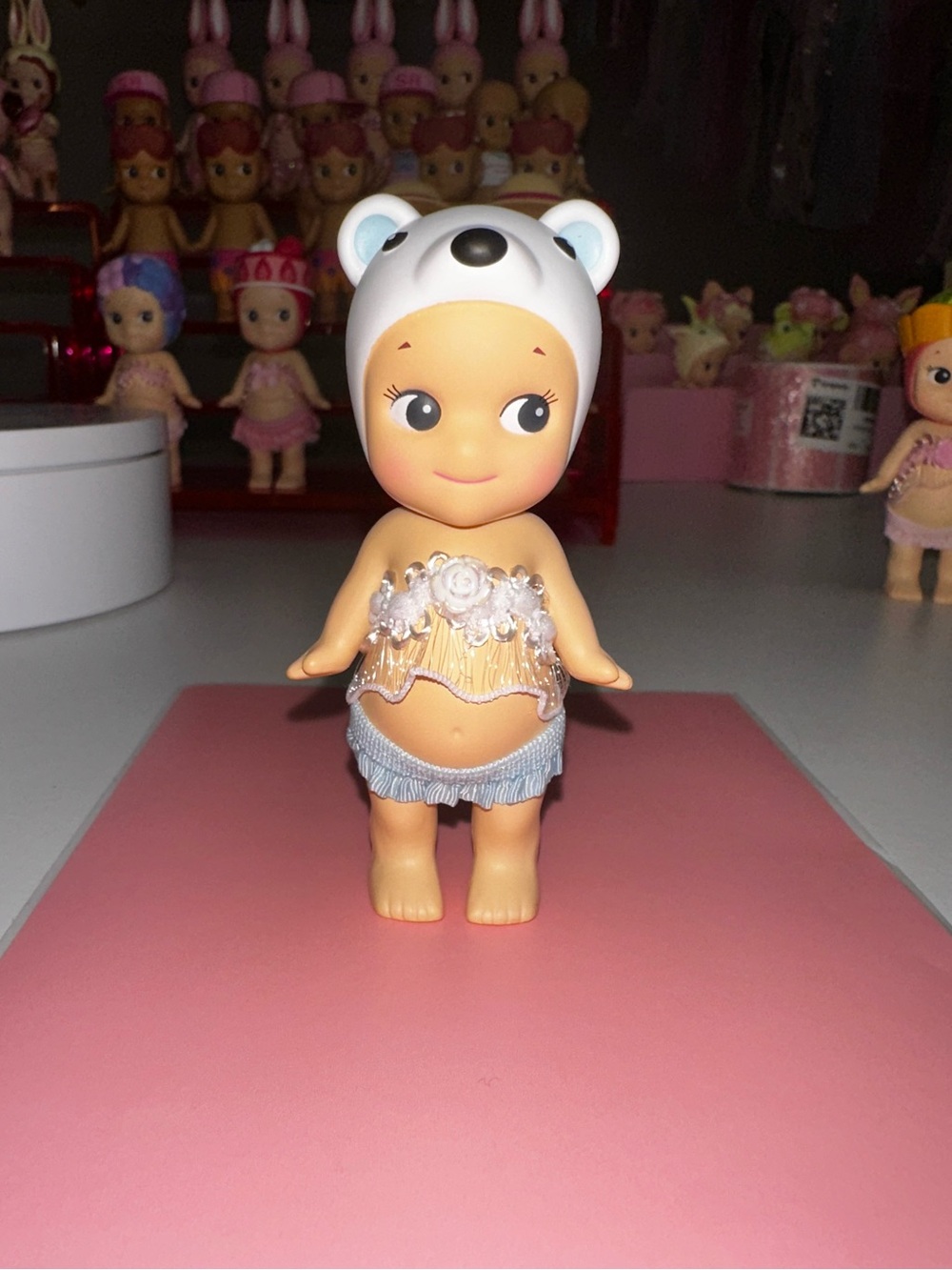 100% authentic Sonny Angel (White Bear) with outfit. Brand new